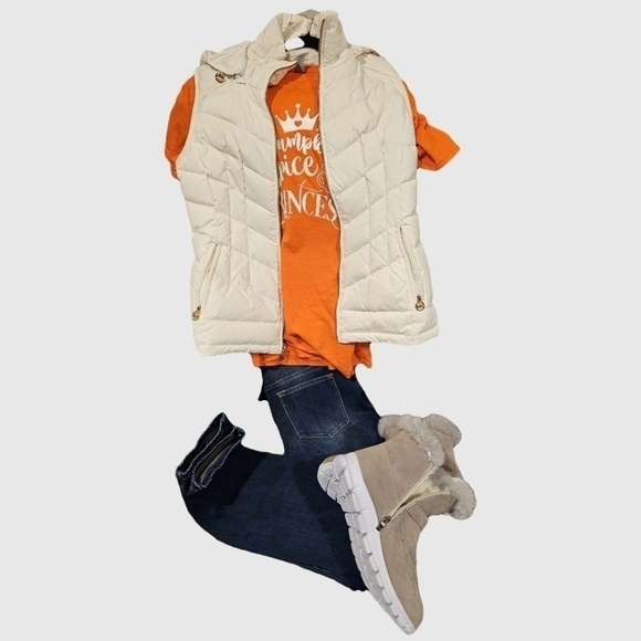 Gildan Pumpkin Spice Princess Short Sleeve Tee Size M NWOT - Picture 2 of 9